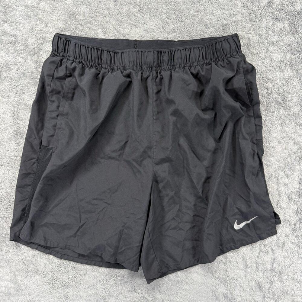 Nike Men's Challenger Dri-fit 7” Brief Lined Shorts Running Workout Black